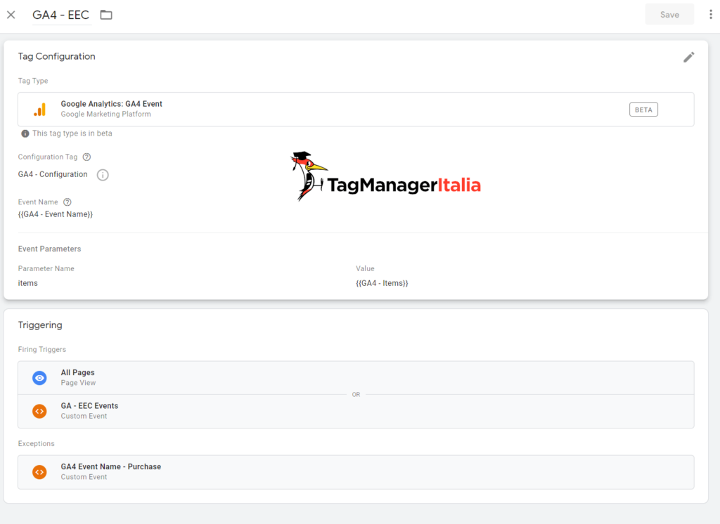 Google Analytics 4 Ecommerce Events with Google Tag Manager with All Pages and Exception - Matteo Zambon Google Analytics 4 Ecommerce Events with Google Tag Manager with All Pages and Exception - Matteo Zambon