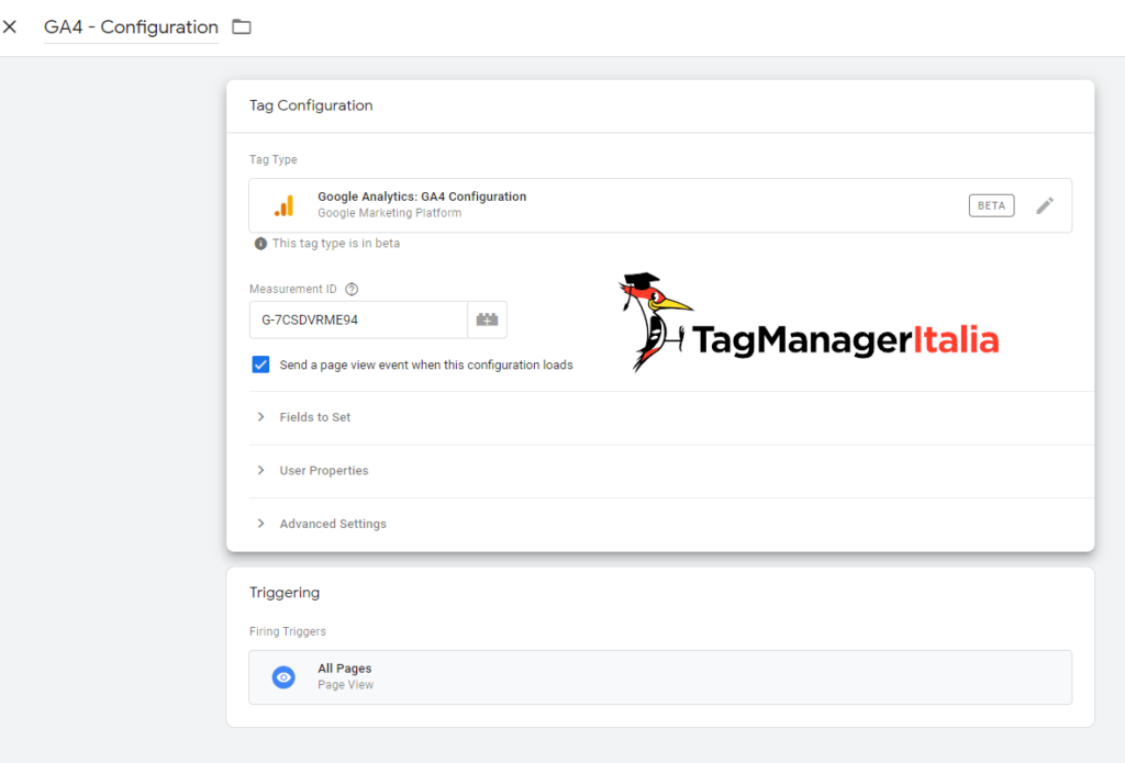 Google Analytics 4 Tag Configuration in Google Tag Manager Google Analytics 4 Tag Configuration in Google Tag Manager