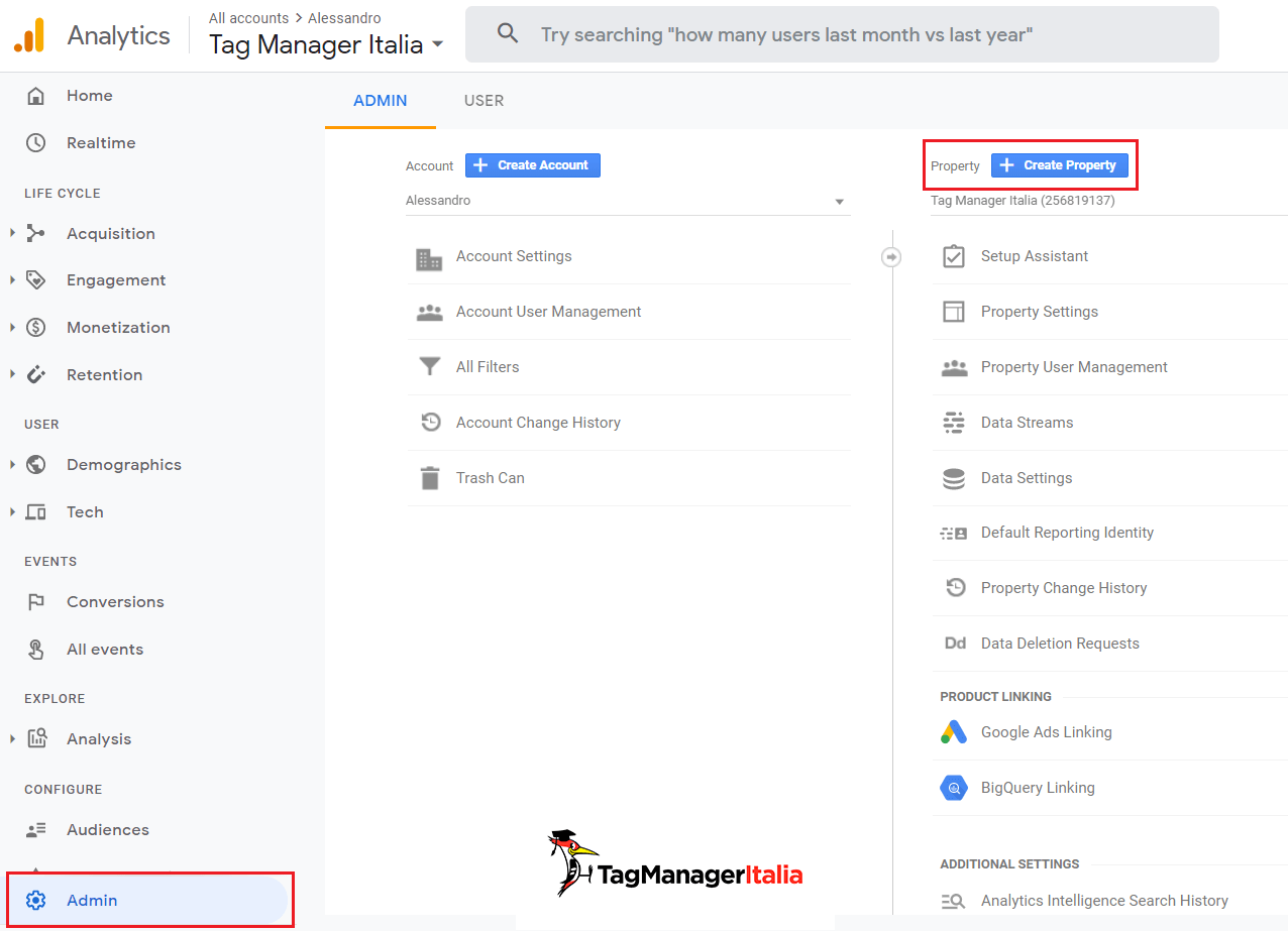 Google Analytics 4 how to create a new property Google Analytics 4 how to create a new property
