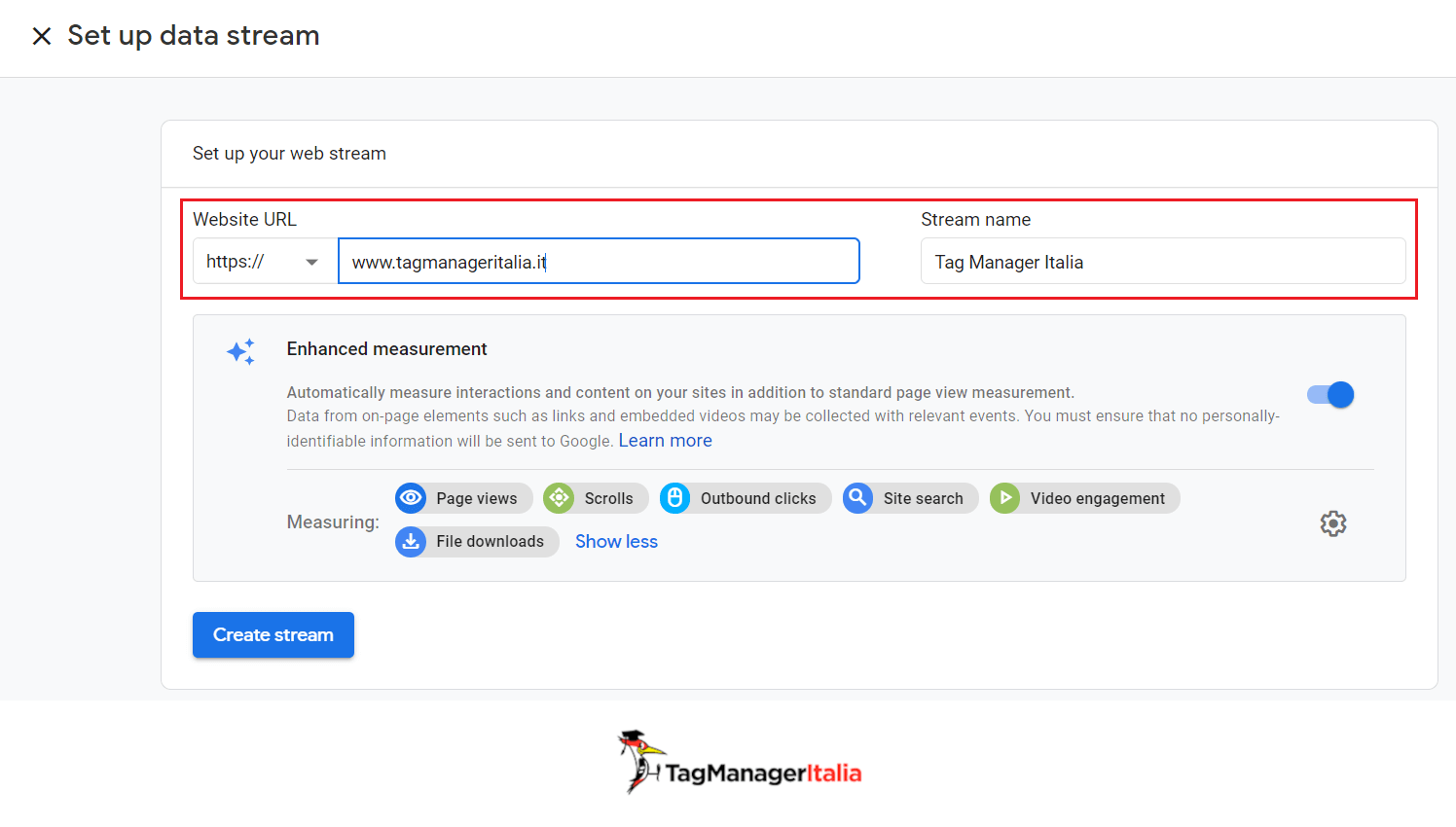Google Analytics 4 how to set up your web stream Google Analytics 4 how to set up your web stream
