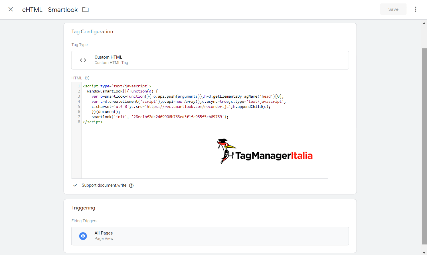 smartlook tag google tag manager Smartlook tag google tag manager