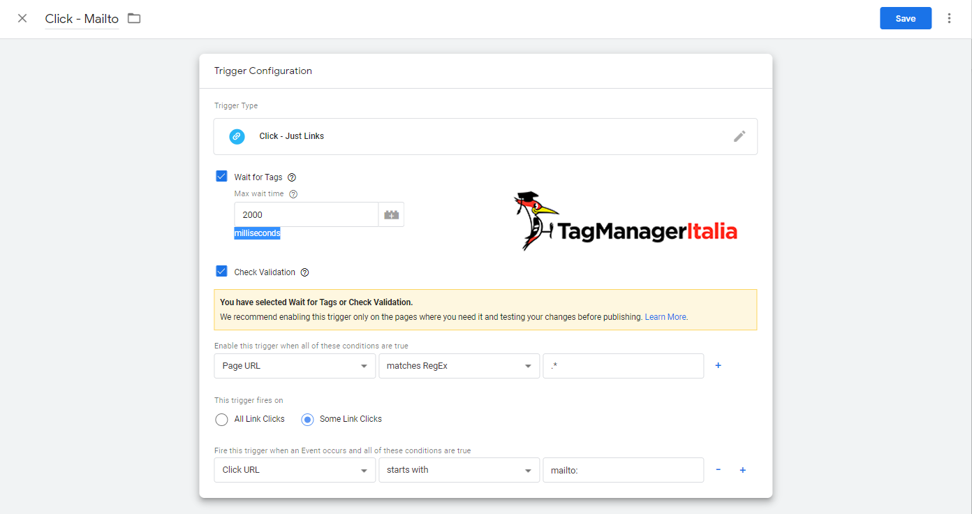 attivatore mailto google tag manager attivatore mailto google tag manager