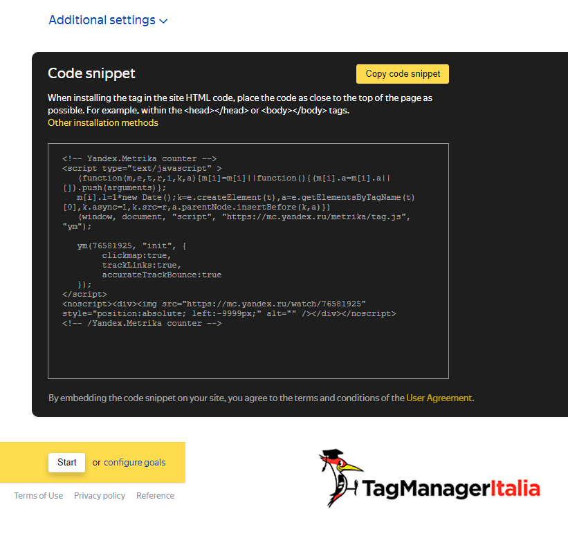 installare yandex metrica 2 installare yandex metrica 2
