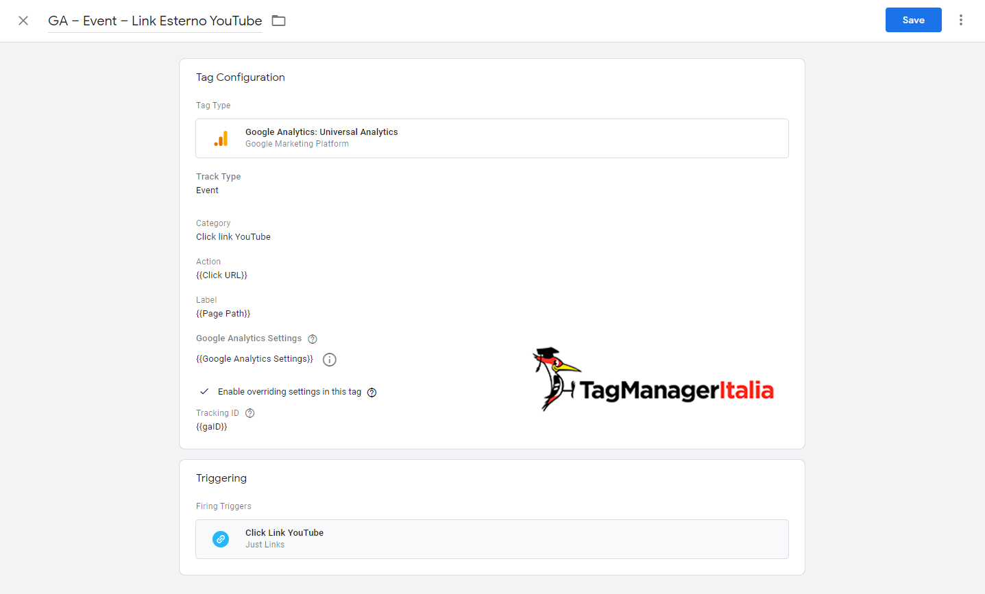 tag click link youtube google tag manager tag click link youtube google tag manager