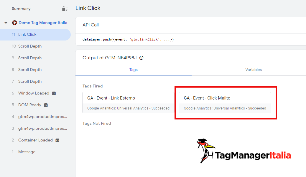 tracciare mailto google tag manager debug tracciare mailto google tag manager debug