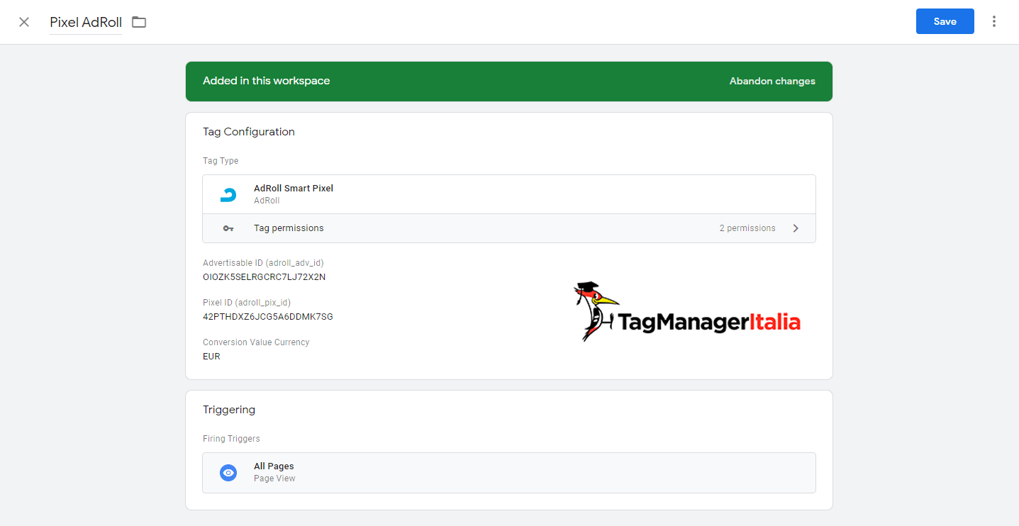 installare adroll google tag manager installare adroll google tag manager