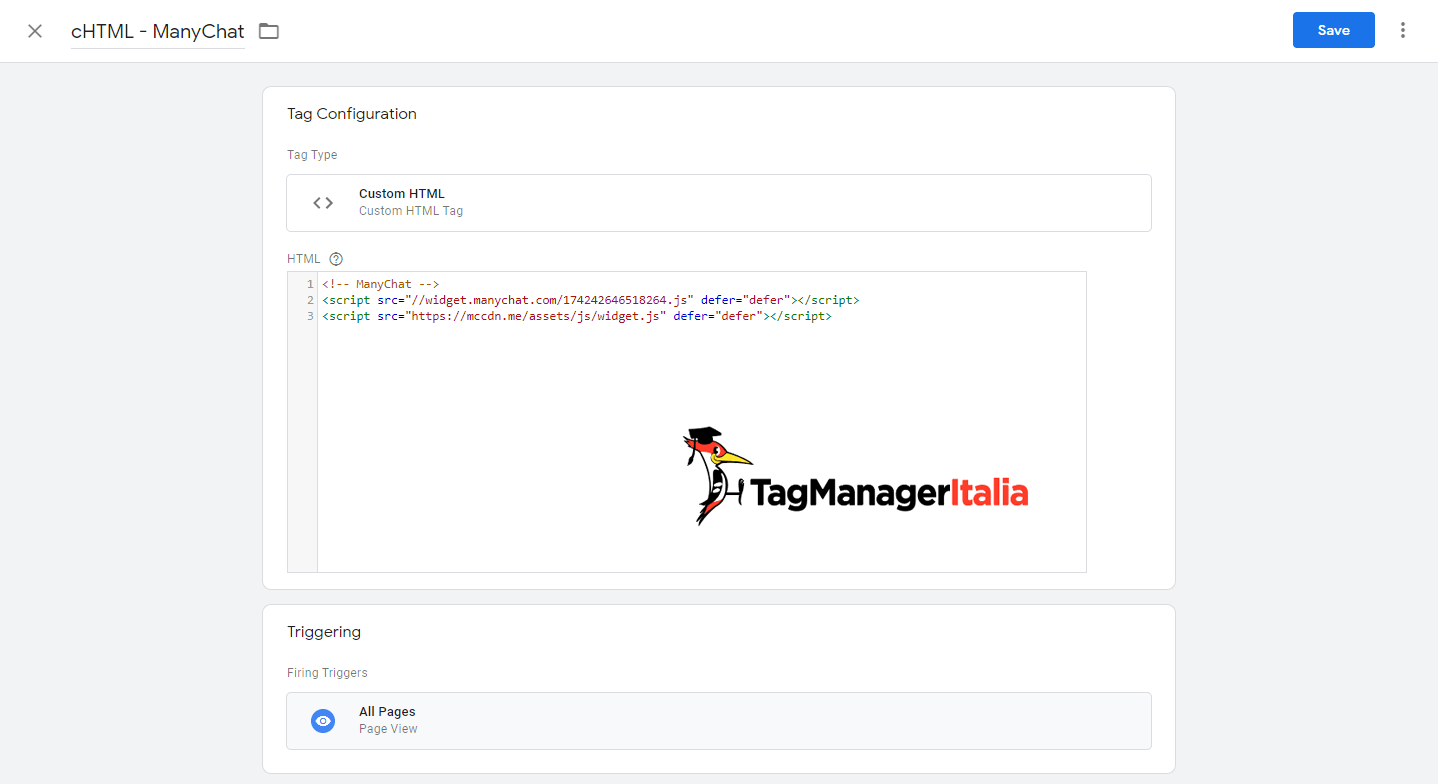 tag html personalizzato manychat google tag manager tag html personalizzato manychat google tag manager