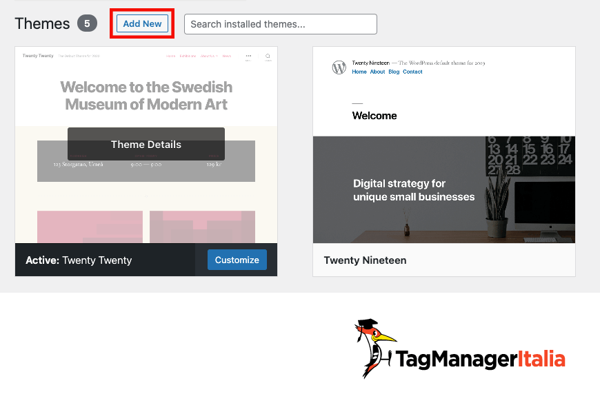 aggiungere un nuovo tema sito demo woocommerce aggiungere un nuovo tema sito demo woocommerce