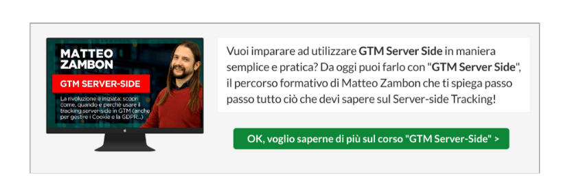Corso Google Tag Manager Server-Side Corso Google Tag Manager Server-Side