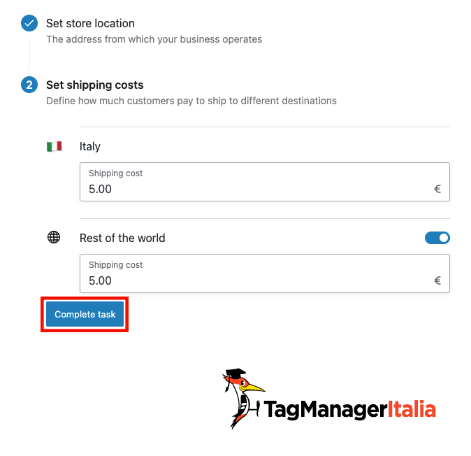impostare costi di spedizione sito demo woocommerce impostare costi di spedizione sito demo woocommerce
