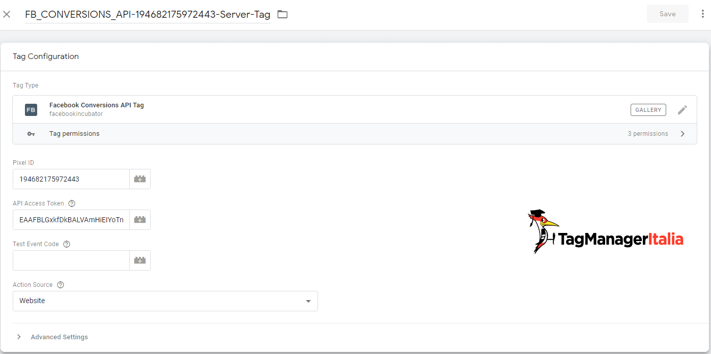 Tag GTM Server Side Template Facebook Conversion API Tag GTM Server Side Template Facebook Conversion API