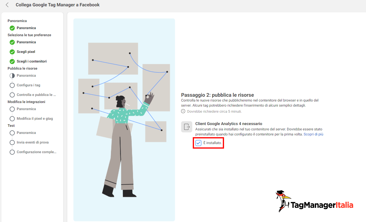 passaggio 2 configurazione conversion API facebook con integrazione GTM server side passaggio 2 configurazione conversion API facebook con integrazione GTM server side