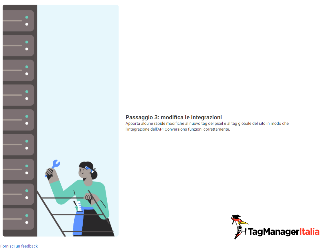 passaggio 3 configurazione conversion API facebook con integrazione GTM server side passaggio 3 configurazione conversion API facebook con integrazione GTM server side