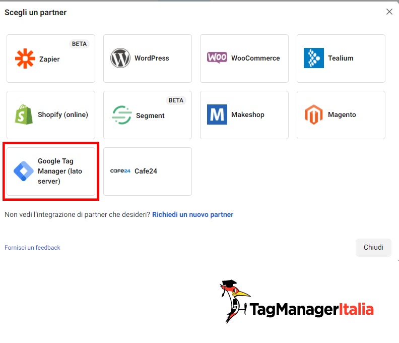 scegli integrazione GTM server side per configurare conversion API facebook scegli integrazione GTM server side per configurare conversion API facebook