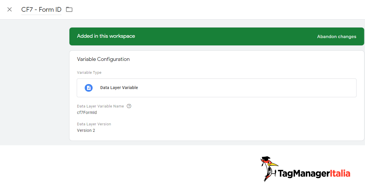 variabile form id contact form 7 gtm variabile form id contact form 7 gtm