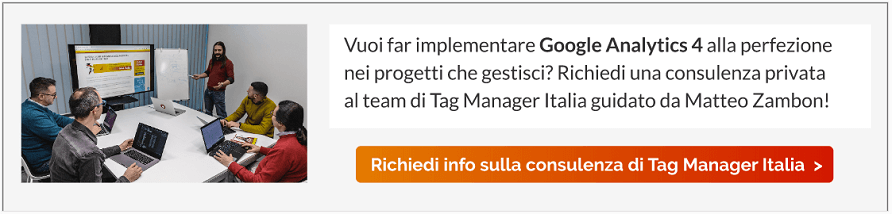 Richiedi una consulenza su Google Analytics 4 Richiedi una consulenza su Google Analytics 4