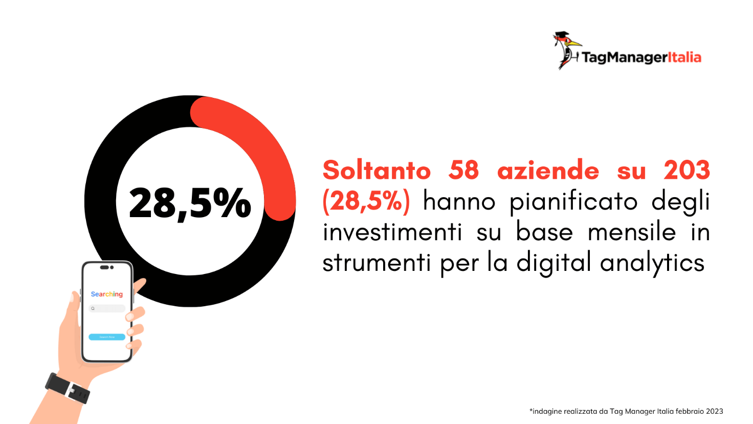 Grafico dati e-commerce che hanno pianificato investimenti in strumenti di digital analytics Grafico dati e-commerce che hanno pianificato investimenti in strumenti di digital analytics