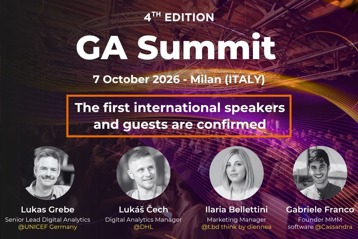 Scopri l'anteprima del programma e gli speaker di spicco che saliranno sul palco della 4^ edizione del GA Summit